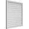 Ekena Millwork Vertical Surface Mount PVC Gable Vent: Functional, w/ 2"W x 2"P Brickmould Sill Frame, 38"W x 40"H GVPVE38X4003SF - alternate 2